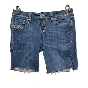LA Idol USA Denim Cut Off Shorts